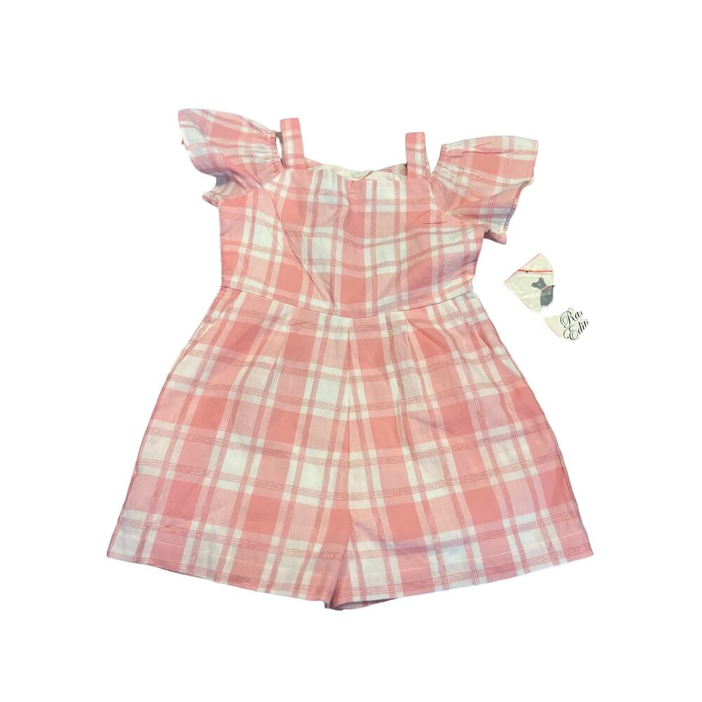Rare Editions girls romper NWT size 5